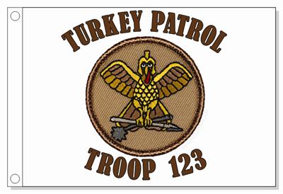 Gladiator Turkey Patrol Flag