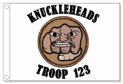 Knuckle Heads Patrol Flag