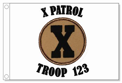 "X" Patrol Flag