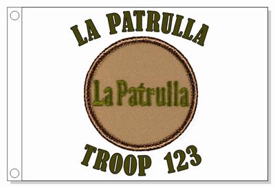 La Patrulla Patrol Flag