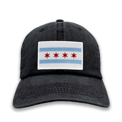 Chicago State Flag Ball Cap or Trucker Hat