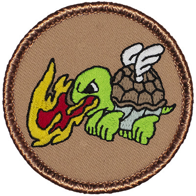 Fire Breathing Turtle Patrol Patch