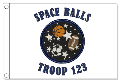 Spaceballs Patrol Flag