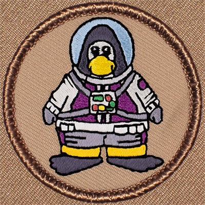 Space Penguin Patrol Patch Ð Scout Patch