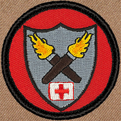 Safety Torch Patrol Patch Ð Scout Patch