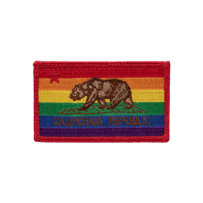 California Pride Flag Patch