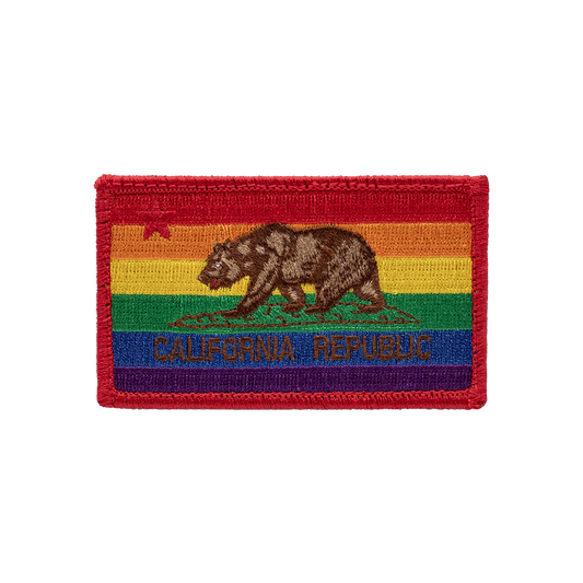 California Pride Flag Patch