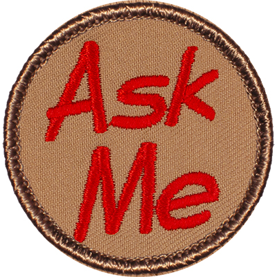 Ask Me Patrol Patch