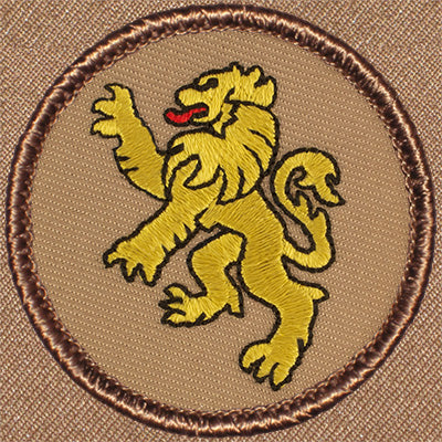 Lion Crest Patrol Patch Ð Scout Patch