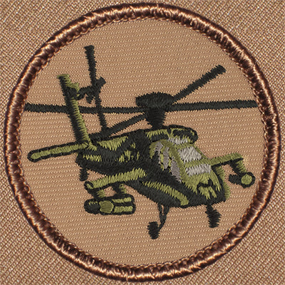 Apache Helicopter Patrol Patch Ð Scout Patch