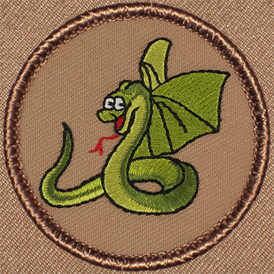 Flying Python Patrol Patch Ð Scout Patch