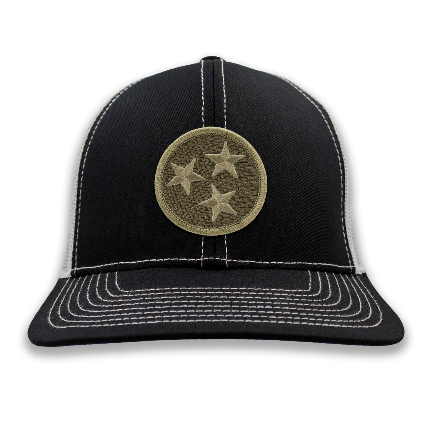 OD Green Subdued Tennessee Tristar Ball Cap or Trucker Hat