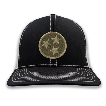 OD Green Subdued Tennessee Tristar Ball Cap or Trucker Hat