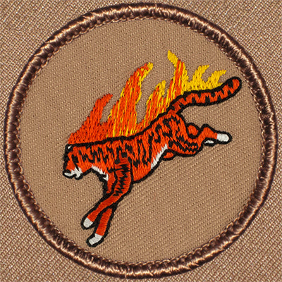 Flaming Cheetah Patrol Patch Ð Scout Patch
