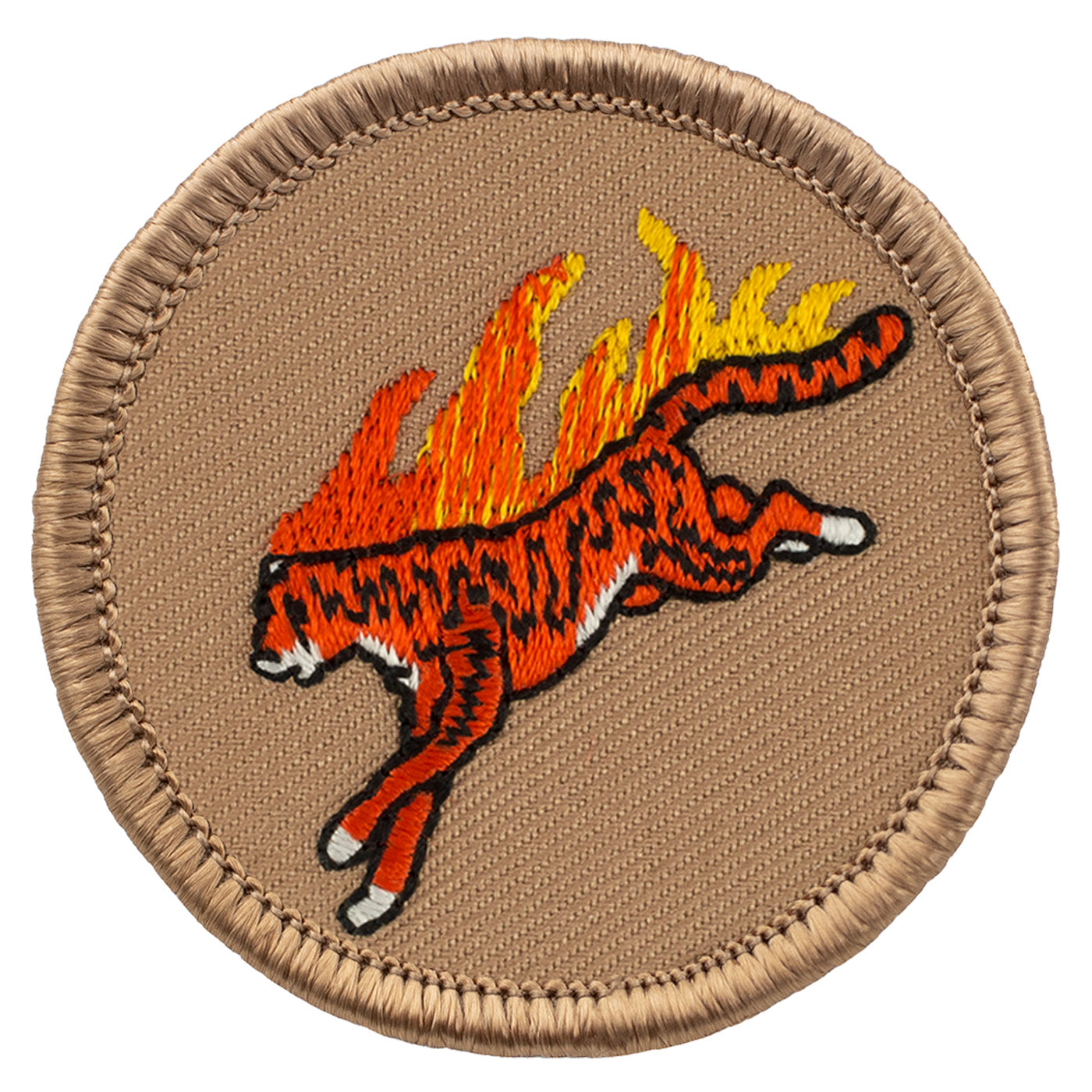 Flaming Cheetah Patrol Patch