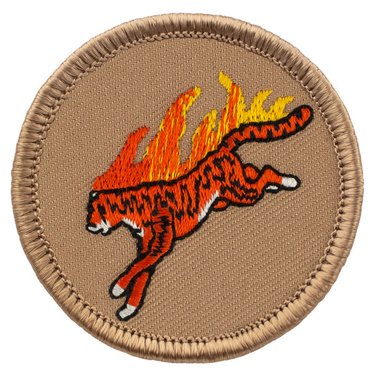 Flaming Cheetah Patrol Patch