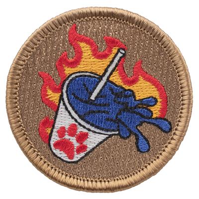 Flaming Slushie Scout Patrol Patches