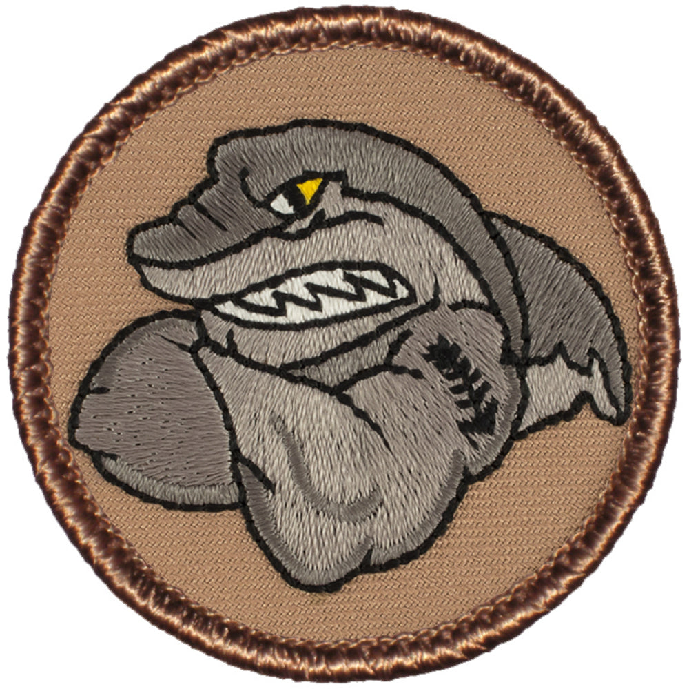 Muscle Shark Patrol Patch