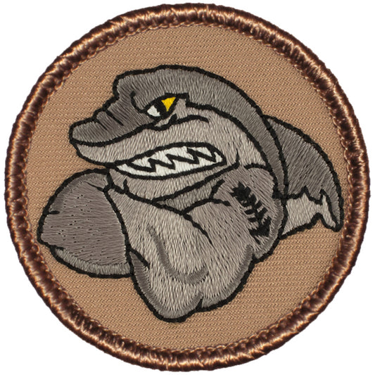 Muscle Shark Patrol Patch