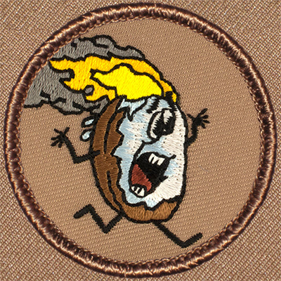 Flaming Donut Patrol Patch Ð Scout Patch