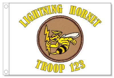 Lightning Hornet Patrol Flag
