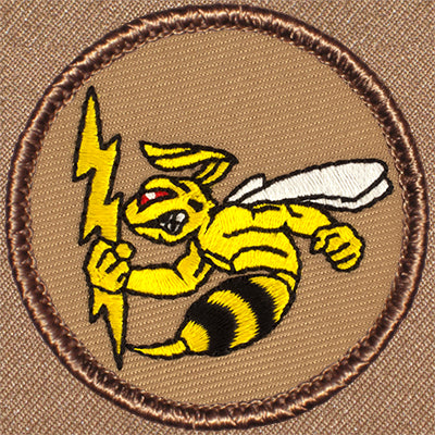 Lightning Hornet Patrol Patch Ð Scout Patch