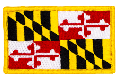 Maryland State Flag  Patch