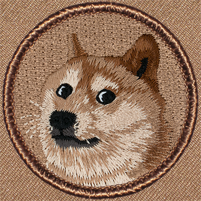 Shiba Inu (Doge) Patrol Patch Ð Scout Patch