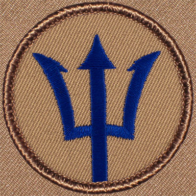 Trident Symbol Patrol Patch Ð Scout Patch