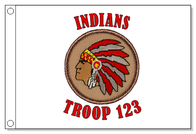 Indian Patrol Flag