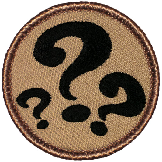 Question Marks Scout Patrol Patches