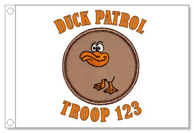 Invisible Duck Patrol Flag