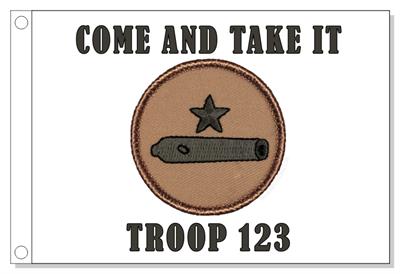 Come and Take It Patrol Flag