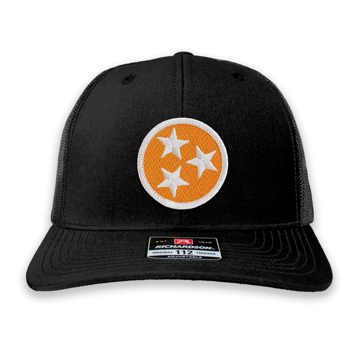 Orange & White Tennessee Tristar Ball Cap or Trucker Hat