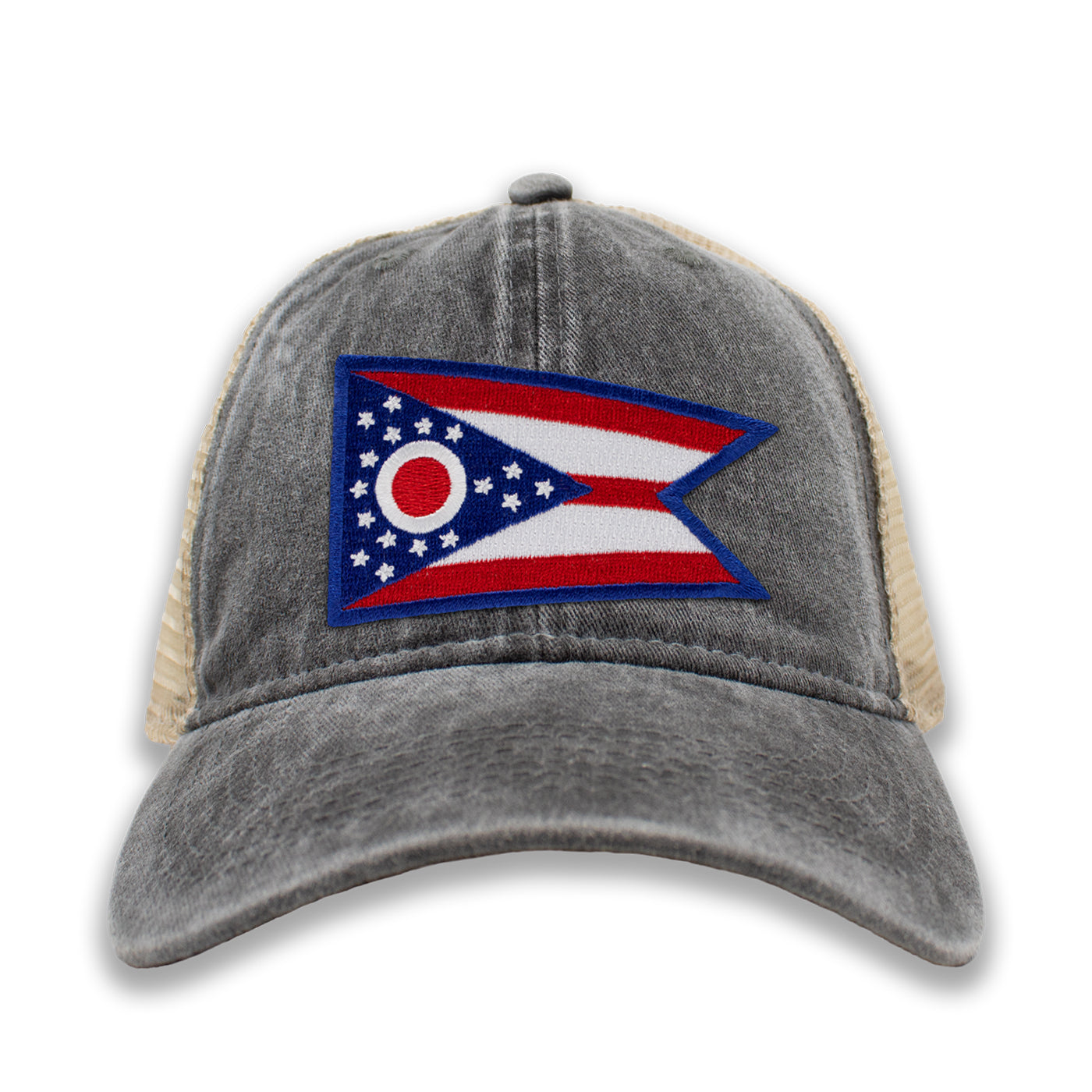 Ohio State Flag Ball Cap or Trucker Hat