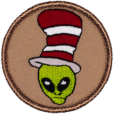 Alien Cat and The Hat Patrol Patch