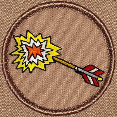 Exploding Arrow Patrol Patch Ð Scout Patch