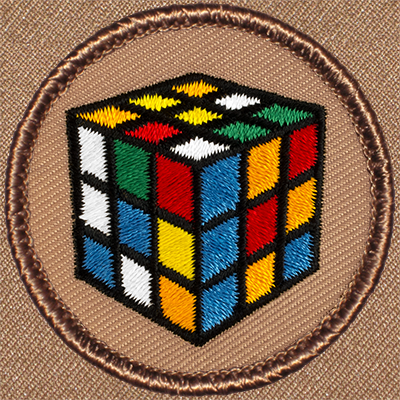 Puzzle Cube Patrol Patch Ð Scout Patch