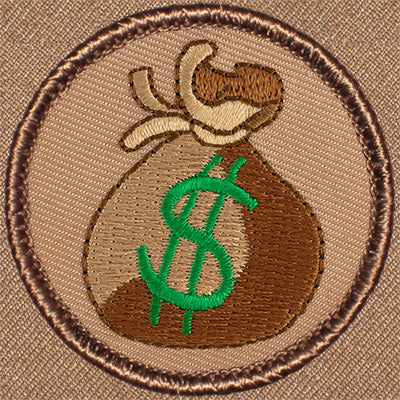Money Bag Patrol Patch Ð Scout Patch