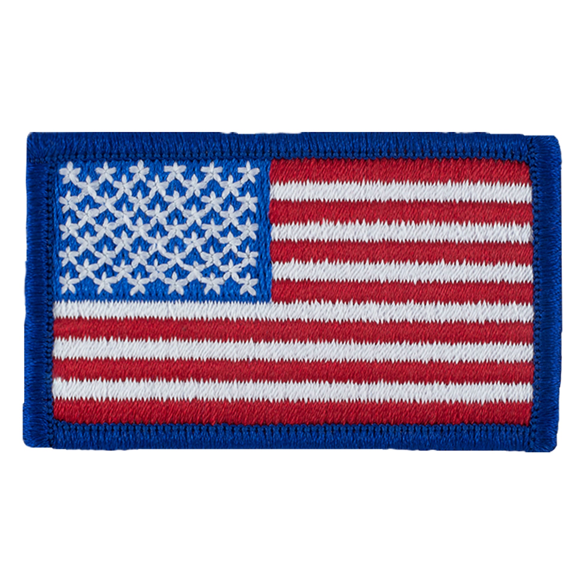Small embroidered American flag patch