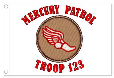 Mercury Patrol Flag