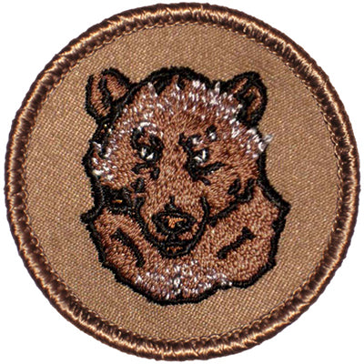Grumpy Bear With Gray Hair Patrol Patch