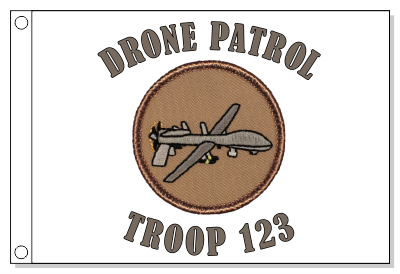 Drone Patrol Flag