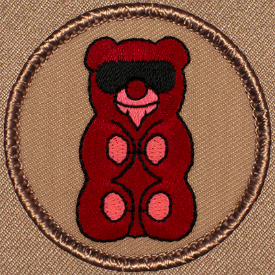 Cool Gummy Bear Patrol Patch Ð Scout Patch