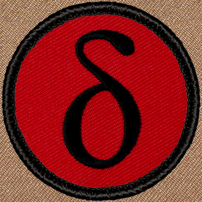 Retro Delta Patrol Patch - Sew-on Scout Patch