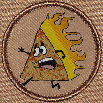 Flaming Corn Chip Patrol Patch Ð Scout Patch