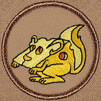 Cheese Chinchilla Patrol Patch Ð Scout Patch
