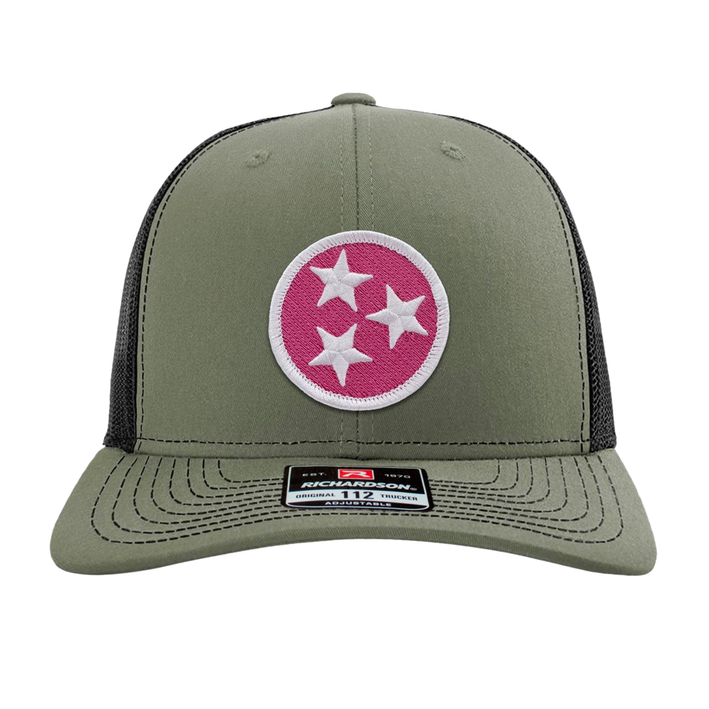 Pink & White Tennessee Tristar Ball Cap or Trucker Hat