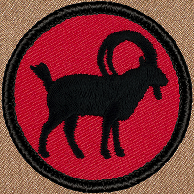 Retro Ibex Patrol Patch - Sew-on Scout Patch