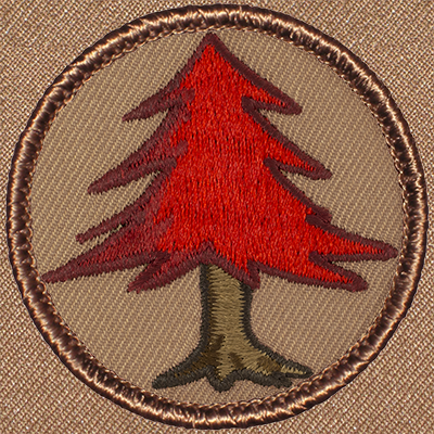 Red Pine Tree Patrol Patch Ð Scout Patch